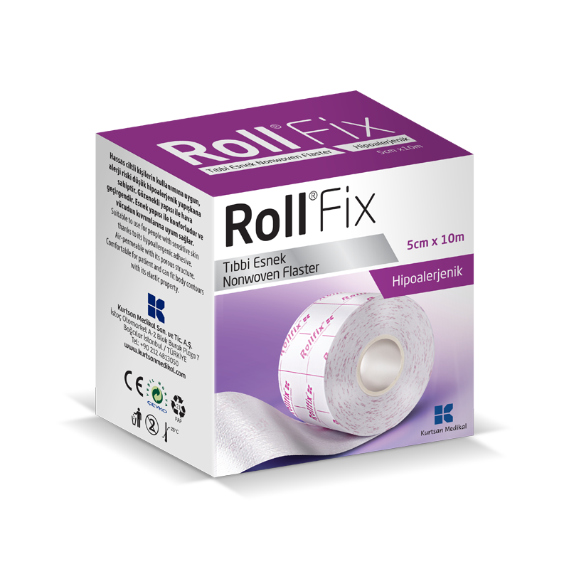 Roll Fix Esnek Nonwoven Tıbbi Flaster 5cm x 10m - 1