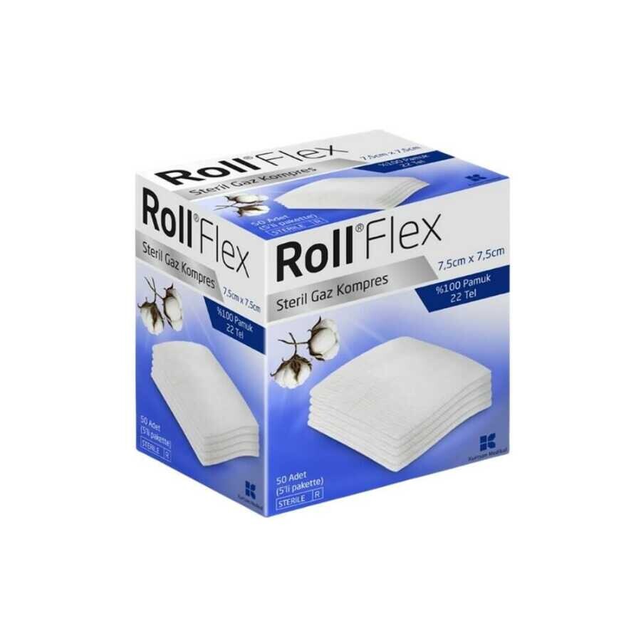 Roll Flex Gaz Kompress 7,5cm x 7,5cm 50'li - 1
