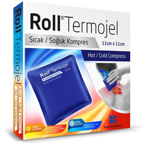 Roll Termojel Sıcak Soğuk Kompres 11 cm x 11 cm - Kurtsan