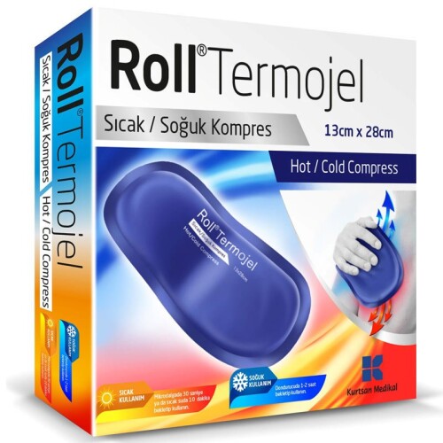 Roll Termojel Sıcak - Soğuk Kompres 13 cm x 28 cm - Kurtsan