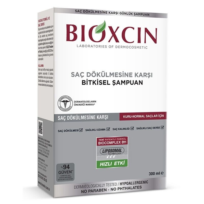 Bioxcin Saç Dökülmesine Karşı Şampuan Normal Ve Kuru Saçlar İçin 300 ml - 1