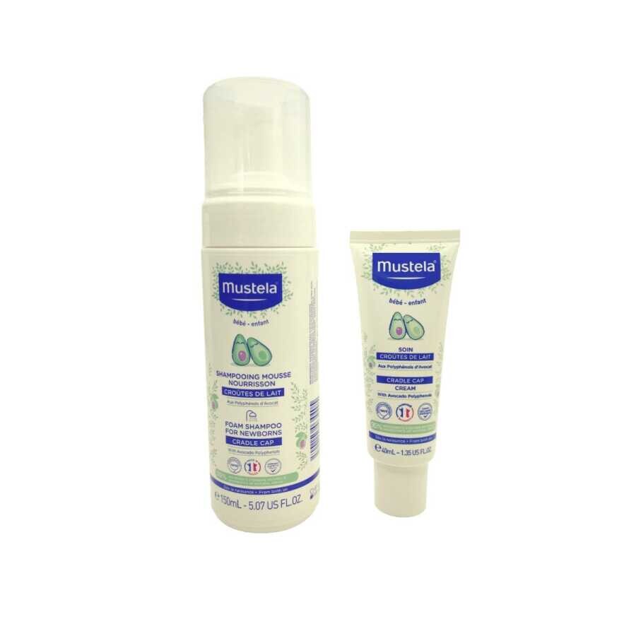 Saç Pullanmalarına Karşı Bakım Seti ( Cradle Cap Krem 40ml + Yenidoğan Köpük Şampuan 150ml) - 1