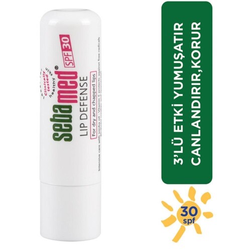 Sebamed SPF 30 Üçlü Etkili Dudak Kremi 4.8 gr - 2