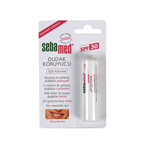 Sebamed SPF 30 Üçlü Etkili Dudak Kremi 4.8 gr - 1