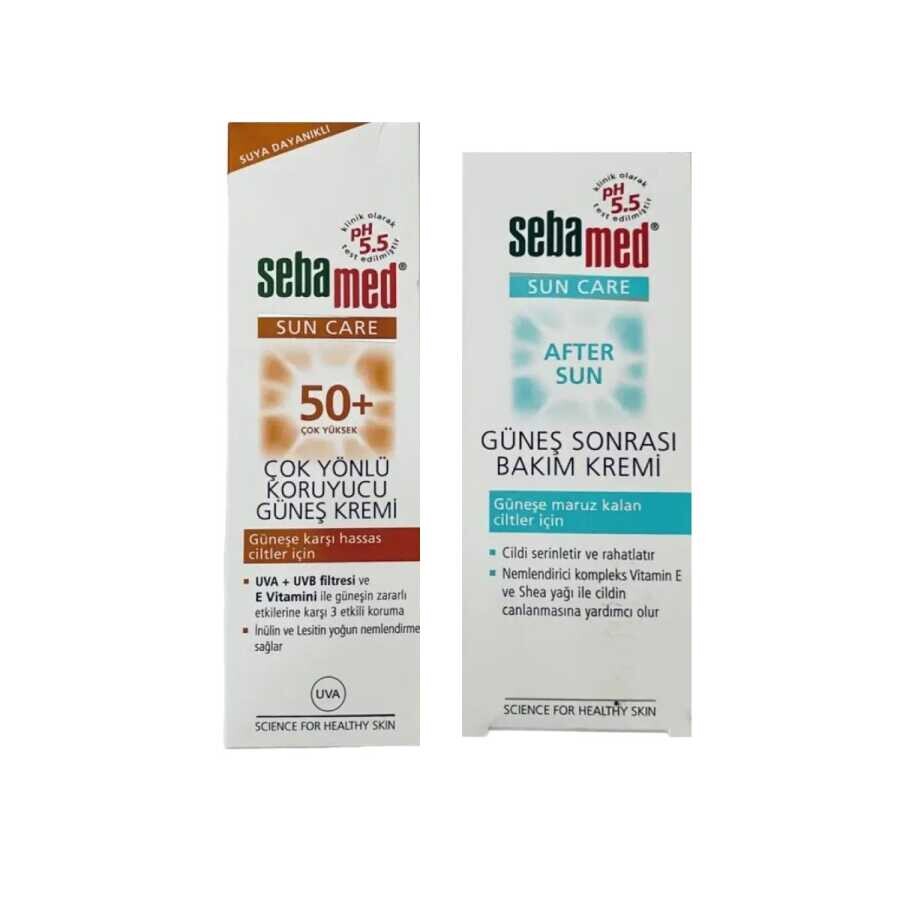 Sebamed Spf50 Çok Yönlü Koruyucu Güneş Kremi 75ml Ve Güneş Sonrası Bakım Kremi 100 ml - 1