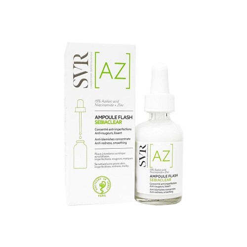 Sebiaclear AZ Ampoule Flash Leke Ve Kızarıklık Karşıtı Konsantre Serum 30ml - SVR