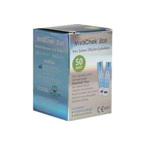 Şeker Ölçüm Stribi 50 Adet - VivaCheck