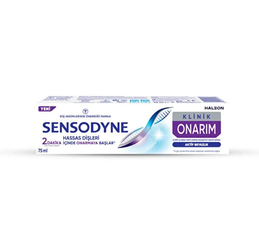 Sensodyne Klinik Onarım Aktif Beyazlık Diş Macunu 75 ml - 1