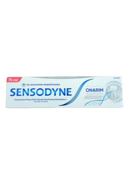 Sensodyne Onarım ve Koruma Beyazlatıcı Diş Macunu 75 ml - 1