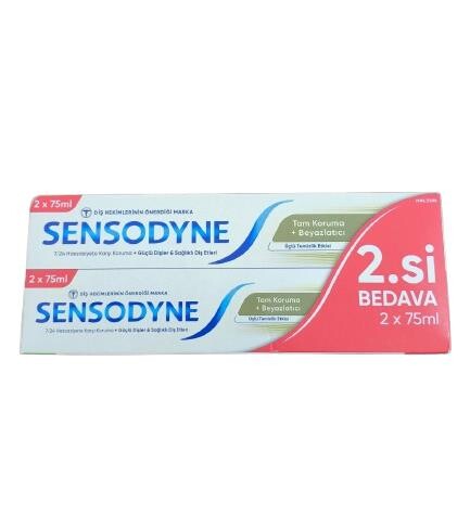 Sensodyne Tam Koruma Beyazlatıcı 75 Ml 1+1 Promosyon - Sensodyne