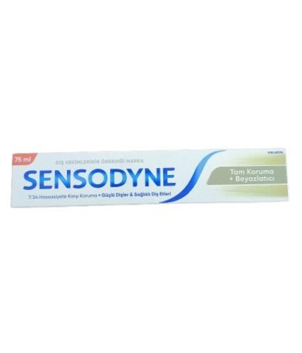 Sensodyne Tam Koruma ve Beyazlatıcı Diş Macunu 75 ml - Sensodyne