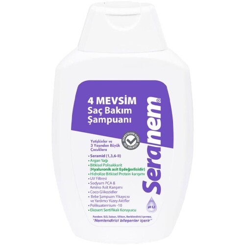 Seranem 4 Mevsim Saç Bakım Şampuanı 300 ml - Dermadolin