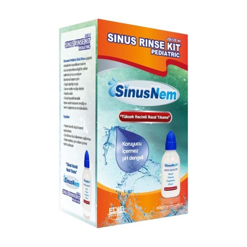 Sinüsnem Sinüs Rinse Kit Pediatric 20 Poşet - Edis Pharma