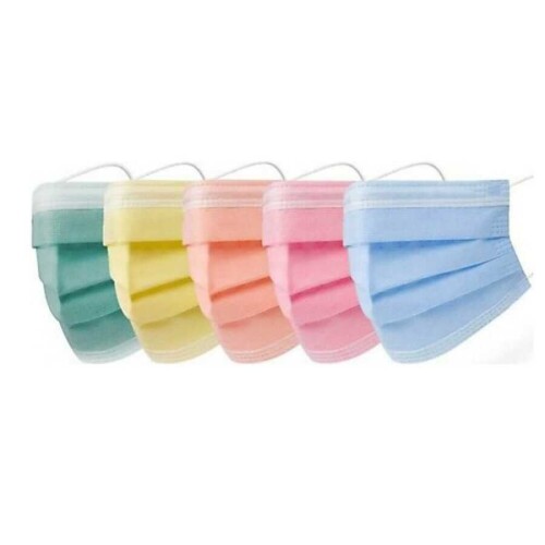 Siyah Renkli 3 Katlı Meltblown Maske 10 Adet - Heal Point