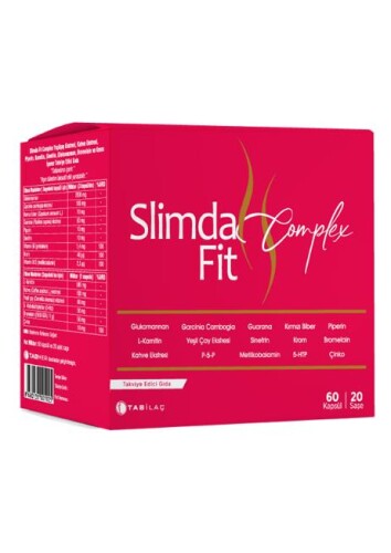 Slimda Fit Complex 60 Kapsül 20 Saşe - Tab İlaç