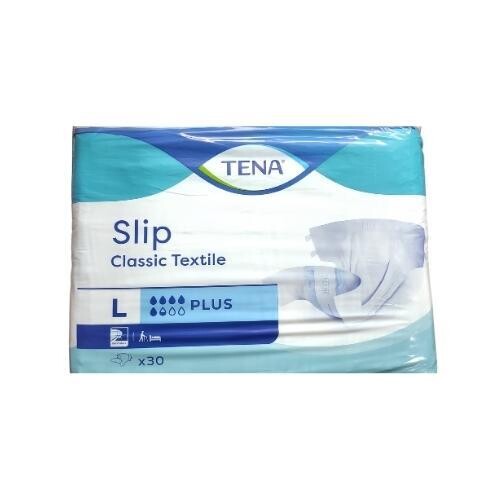 Slip Classic Textile Plus Emicilik Large Boy Hasta Bezi 30’lu - Tena