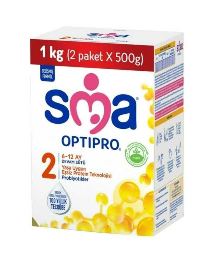Sma Optipro Probiyotik 2 Bebek Sütü 1000 gr - 1