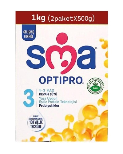 Sma Optipro Probiyotik 3 Devam Sütü 1000 gr - Sma