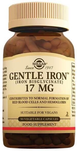 Solgar Gentle Iron 17 mg 90 Kapsül - Solgar