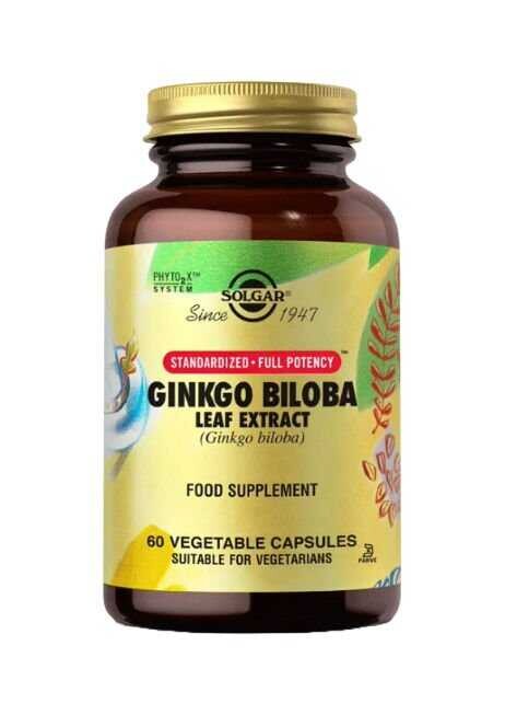 Solgar Ginkgo Biloba Leaf Extract 60 Tablet - 1