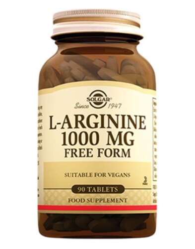 Solgar L-Arginine 1000 mg 90 Kapsül - Solgar