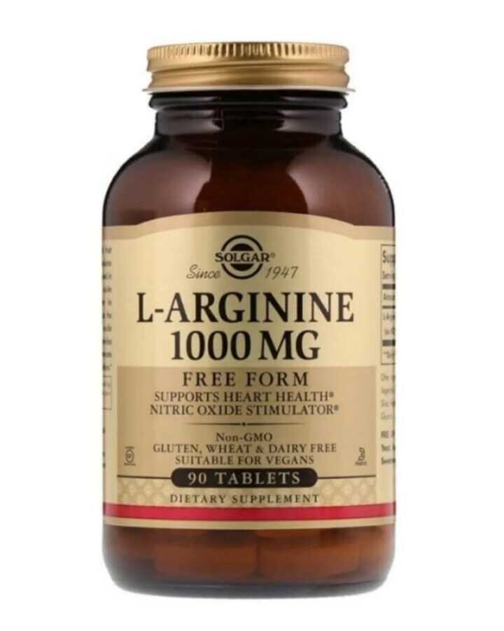 Solgar L-Arginine 1000 mg 90 Kapsül - 1
