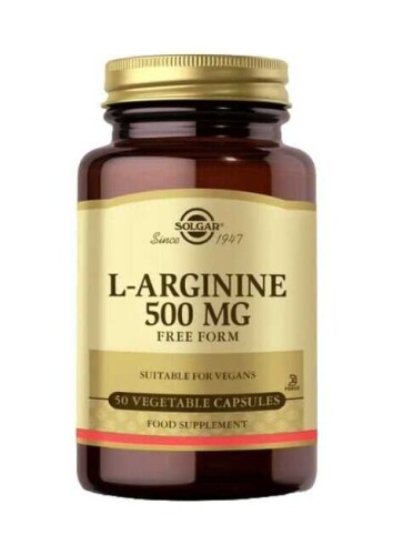 Solgar L-Arginine 500 mg 50 Kapsül - 1