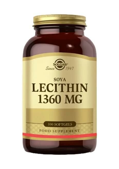 Solgar Lecithin 1360 Mg 100 Kapsül - 1