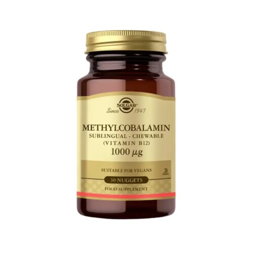 Solgar Methylcobalamin B12 1000 Mcg 30 Tablet - Solgar