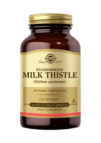 Solgar Milk Thistle (Deve Dikeni) Takviye Edici Gıda 50 Kapsül 