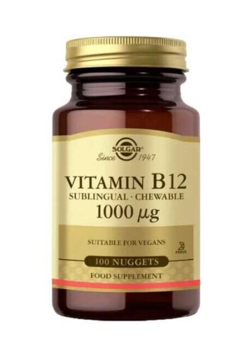 Solgar Vitamin B-12 1000 mcg 100 Tablet - 1