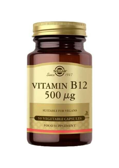 Solgar Vitamin B-12 500 mcg 50 Kapsül - 1
