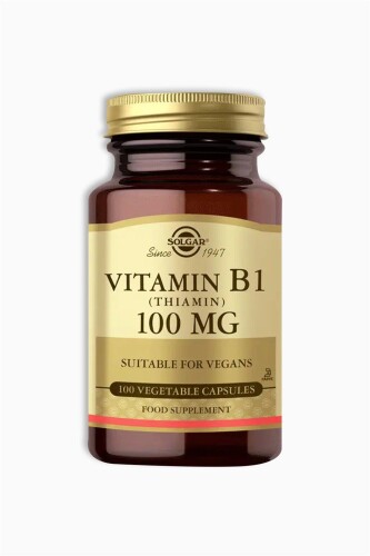 Solgar Vitamin B1 (Thiamin) 100 Mg 100 Bitkisel Kapsül - Solgar