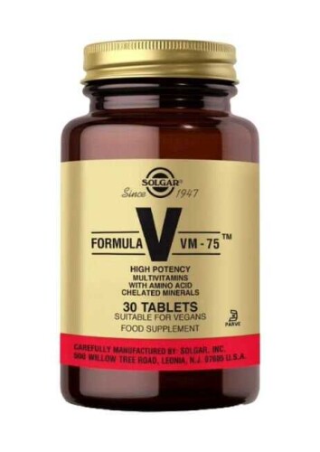 Solgar Vm 75 30 Tablet Multivitamin - 1