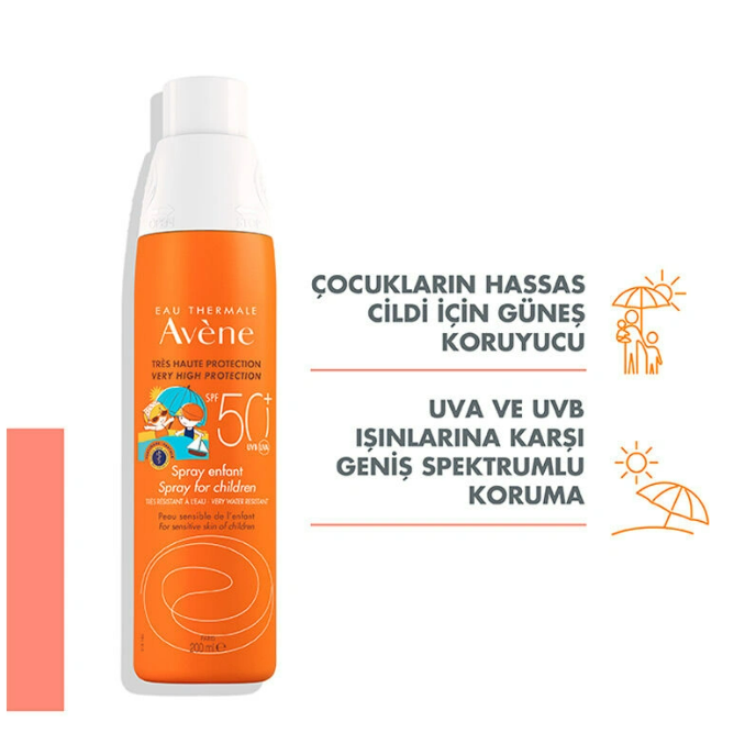 Avene Spray Enfant Spf 50+ Çocuklar İçin Güneşten Korunma 200 ml - 2