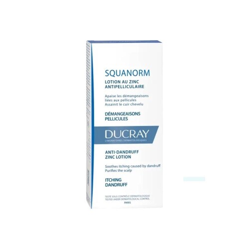 Squanorm Anti-Dandruff Zinc Lotion Çinko Kepek Karşıtı Losyon 200ml - Ducray