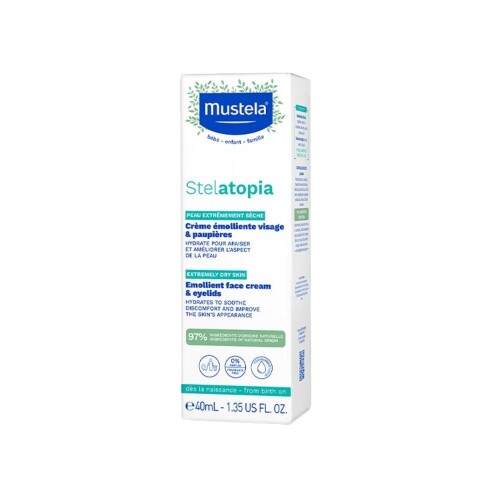 Stelatopia Emolyent Çok Kuru Cilt İçin Yüz Kremi 40ml - Mustela