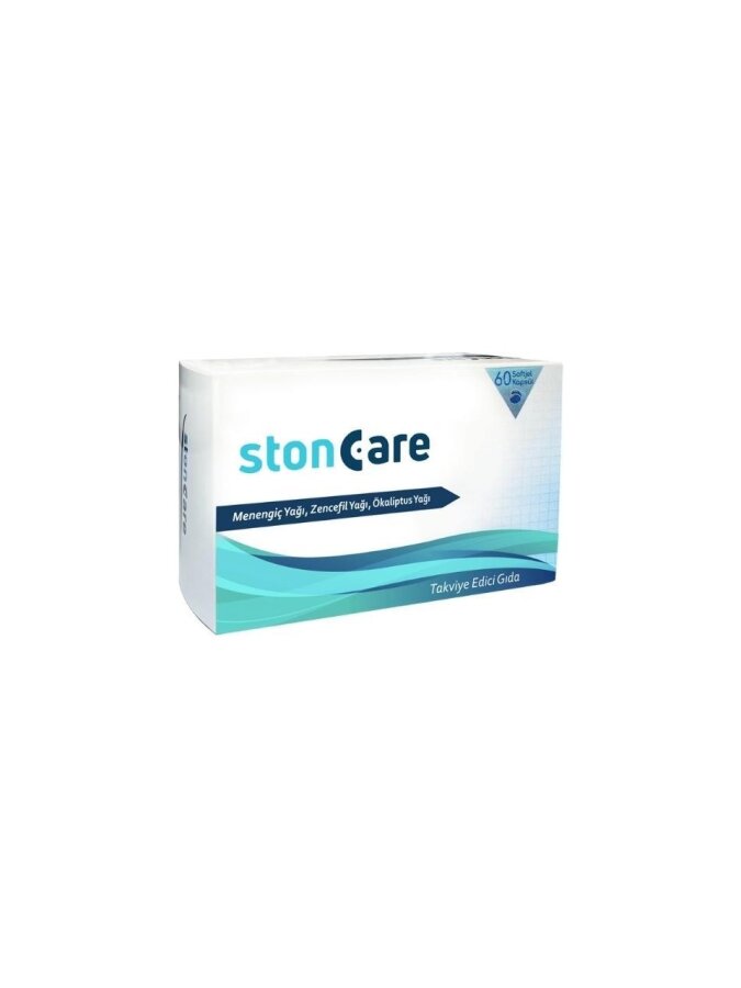 Stoncare Menengiç Yağı-Zencefil Yağı-Okaliptüs Yağı İçeren Takviye Edici Gıda 60 Kapsül - 1