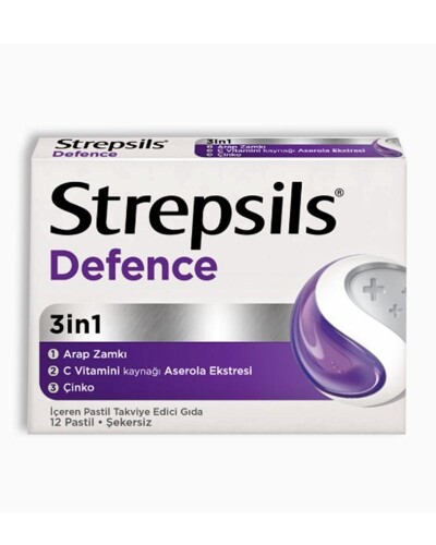 Strepsils Defence Çinko İçeren Pastil - STREPSİLS