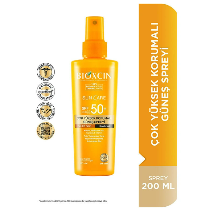 Bioxcin Sun Care SPF50+ Çok Yüksek Korumalı Güneş Spreyi 200 ml - 2