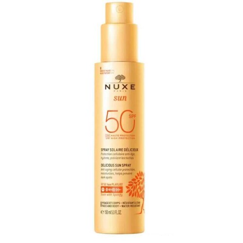 Sun Güneş Koruyucu Yüz ve Vücut Sütü Spf 50 150 ml - Nuxe