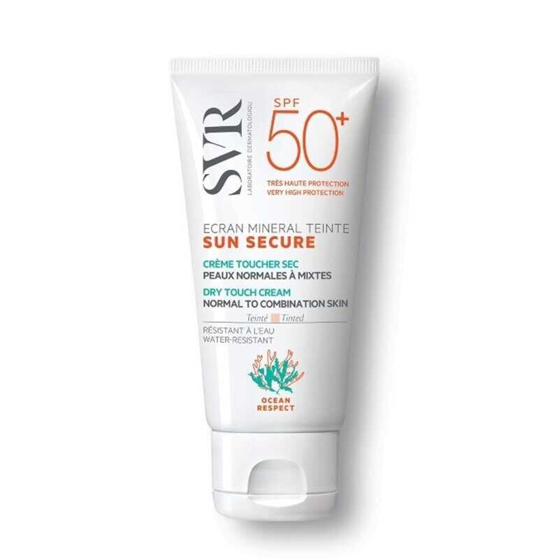 Sunsecure Ecran Mineral Renkli (Normal ve Karma) Spf50+ Güneş Kremi Teinte 60g - 1