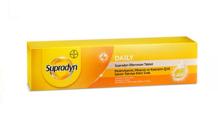 Supradyn Efervesan Portakal Aromalı 15 Tablet - 1