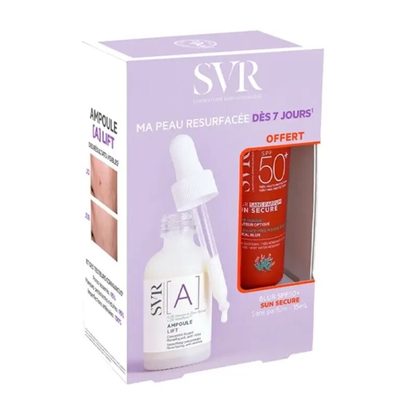 SVR Ampoule A 30ml & Blur Sun Secure 15ml - 1