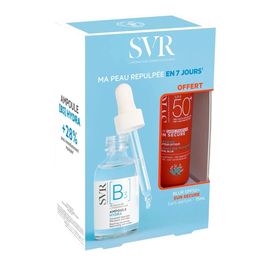 SVR B3 Hydra Ampoule 30ml & Sun Secure Blur SPF50+ 15ml - 1