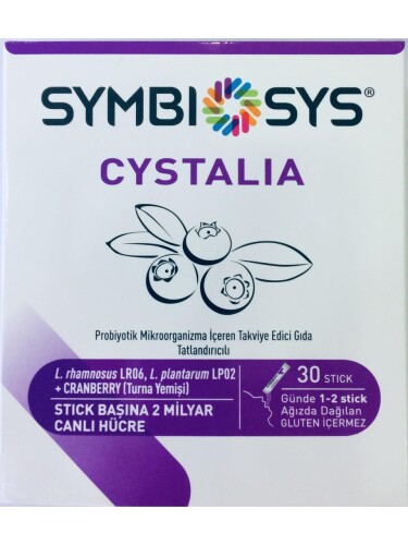 Symbiosys Cystalia Probiyotik Miktoorganizma İçeren Takviye Edici Gıda 30 Poşet - Symbiosys
