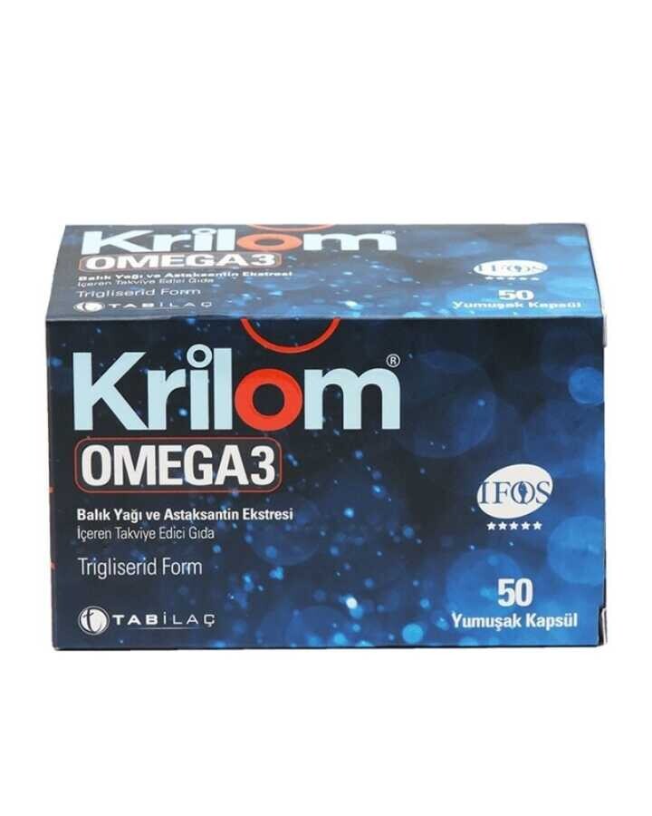 Tab İlaç Krilom Omega 3 Balık Yağı 50 Kapsül - 1