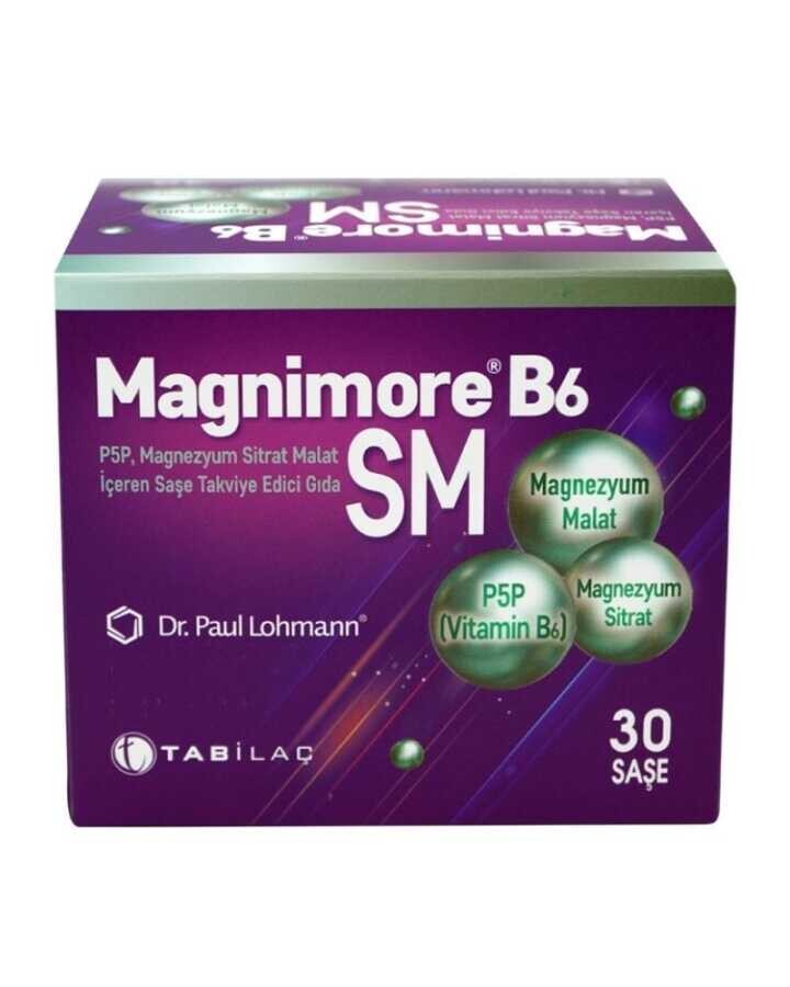 Tab İlaç Magnimore B6 SM Takviye Edici Gıda 30 Şase - 1