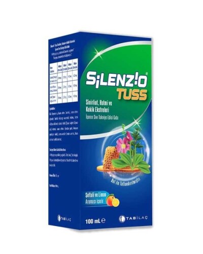 Tab İlaç Silenzio Tuss Öksürük Şurubu 100 ml - Tab İlaç