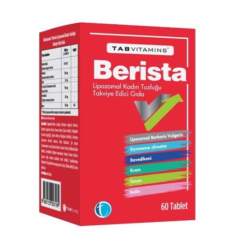 Tab Vitamins Berista 60 Tablet - Tab İlaç